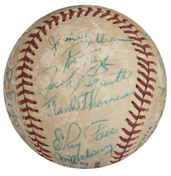 Joe Dimaggio Willie Mays Stan Musial Hall Of Fame Signed 1970's Baseball PSA DNA