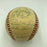 1959 Cleveland Indians Team Signed American League Baseball Joe Gordon JSA COA