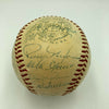 1959 Cleveland Indians Team Signed American League Baseball Joe Gordon JSA COA