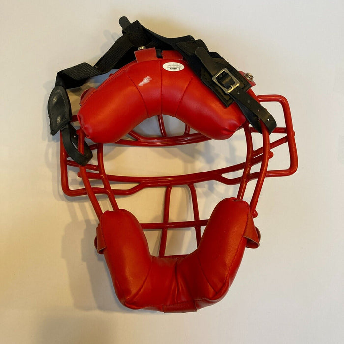 Johnny Bench Signed Authentic Full Size Catcher's Mask JSA COA