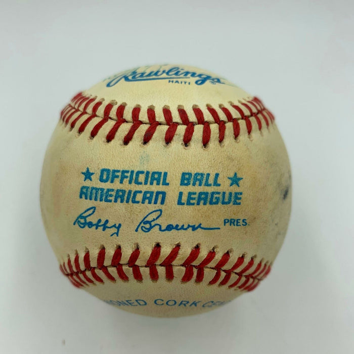 1989 Oakland A's World Series Champs Pitching Staff Signed Baseball PSA DNA COA