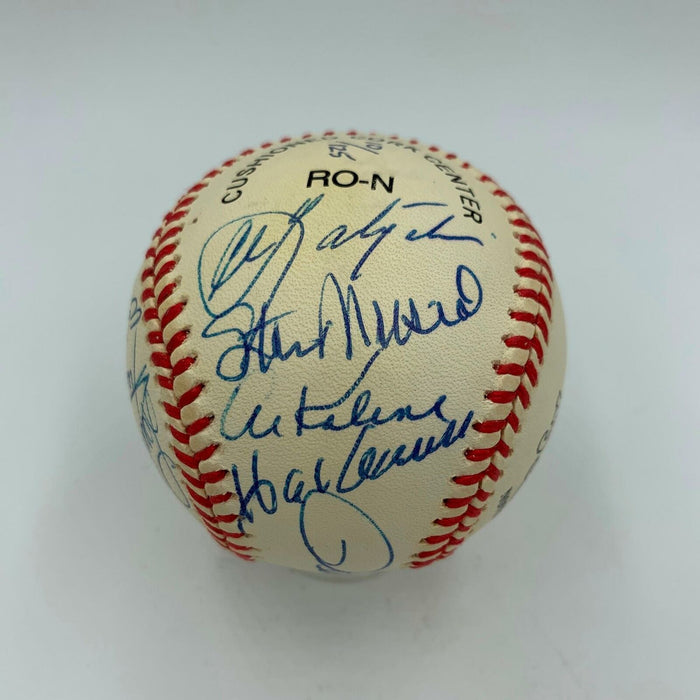 Beautiful 3,000 Hit Club Signed Baseball (13) Willie Mays Hank Aaron JSA COA