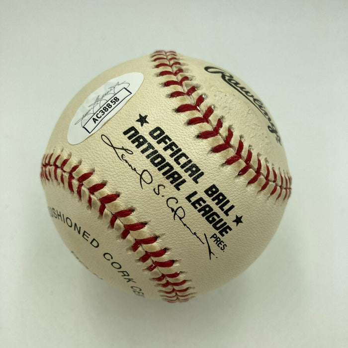 Bob Gibson Signed Official National League Baseball JSA COA