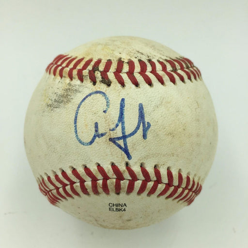 Aaron Judge Pre Rookie Signed 2014 Game Used Minor League Baseball JSA COA