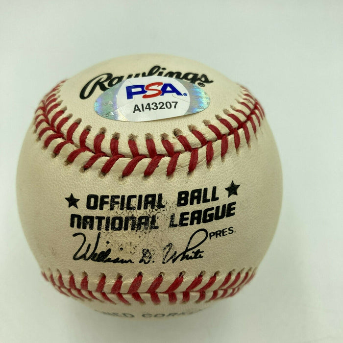 Smokey Robinson Signed Official Major League Baseball PSA DNA COA Singer