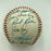 Hall Of Fame Multi Signed Cracker Jack Old Timers Game Baseball Beckett COA