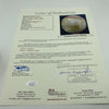 Cal Hubbard Hall Of Fame Signed Autographed Vintage Baseball With JSA COA