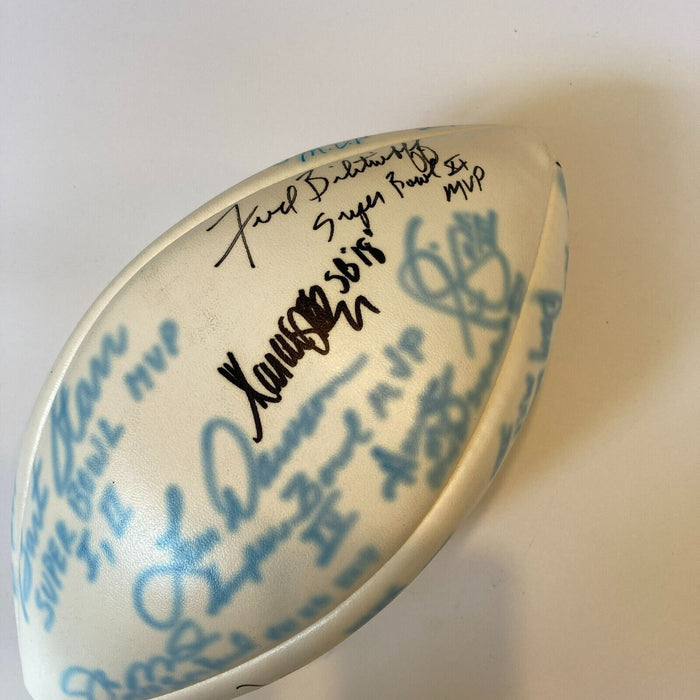 Super Bowl MVP's Signed Football Bart Starr Joe Namath Joe Montana PSA DNA