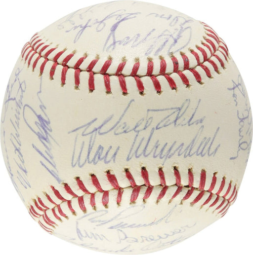 1965 Los Angeles Dodgers World Series Champs Team Signed Baseball Koufax PSA DNA
