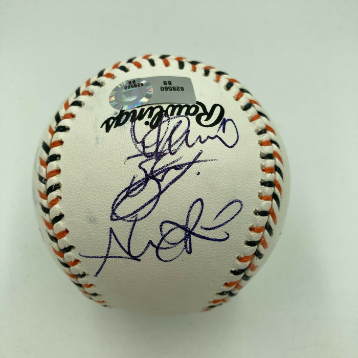 2007 All Star Game Signed Baseball Ichiro Suzuki Justin Verlander MLB Hologram