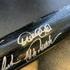 2009 New York Yankees World Series Champs Team Signed Bat Derek Jeter Steiner