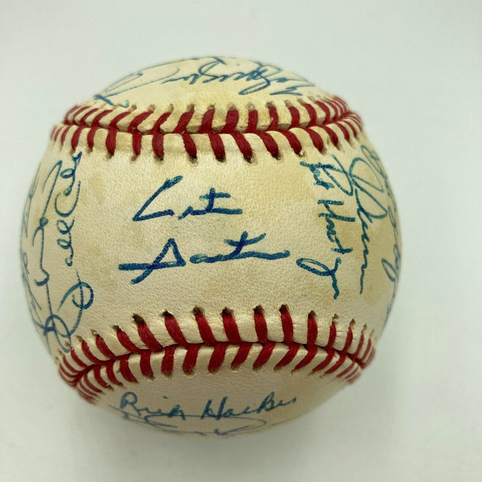 1993 Toronto Blue Jays World Series Champs Team Signed W.S. Baseball JSA COA