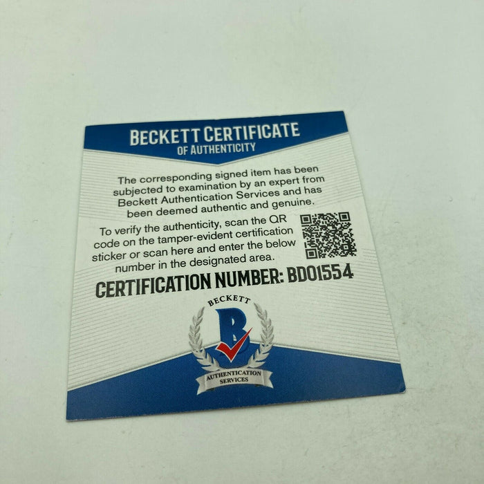 Jose Rijo 1990 World Series MVP Red HOF 2005 Signed Baseball Beckett COA