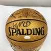 2010-11 Dallas Mavericks NBA Champs Team Signed Basketball JSA COA