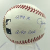 Ronald Rollie Glen Fingers Signed & Heavily Inscribed Stat MLB Baseball PSA COA