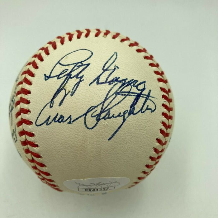 Beautiful HOF Multi Signed Baseball Willie Stargell Lou Brock 12 Sigs JSA COA