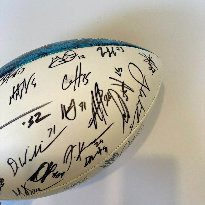 2020 Kansas City Chiefs Team Signed Super Bowl Football Patrick Mahomes PSA DNA