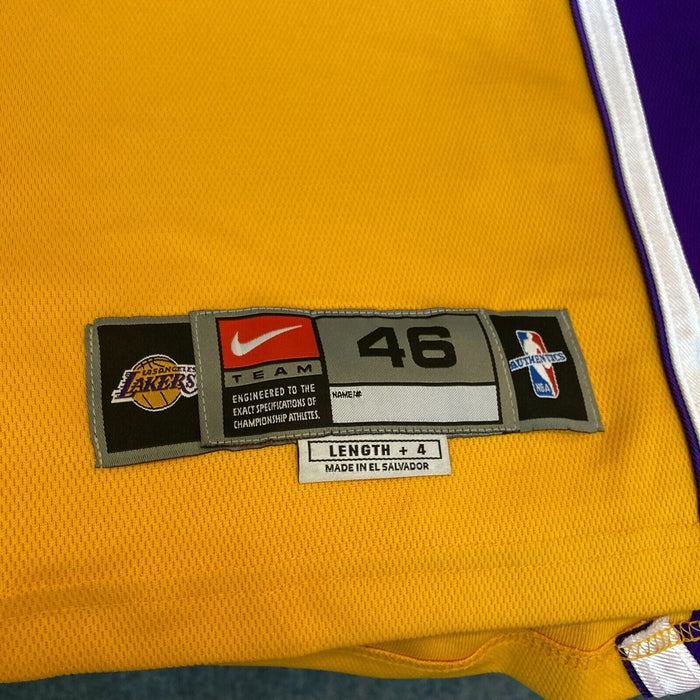 Kobe Bryant Signed 2000-01 Pro Cut Los Angeles Lakers Jersey 9-11 Patch UDA PSA