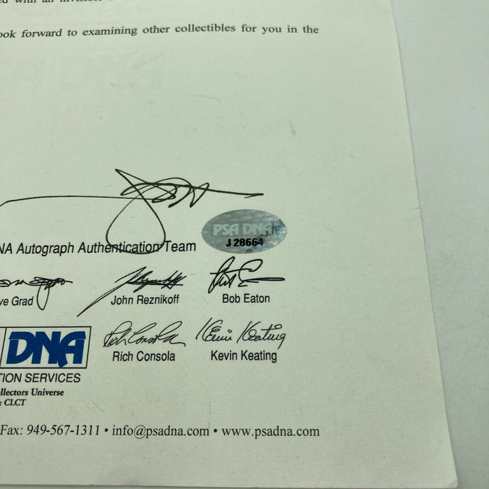 The Finest Tris Speaker Single Signed Autographed Baseball PSA DNA & JSA COA