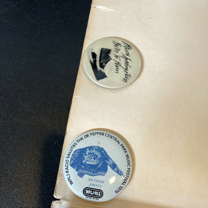 Lot Of 5 Vintage 1970's Rare Bruce Springsteen Pins With Photo ...