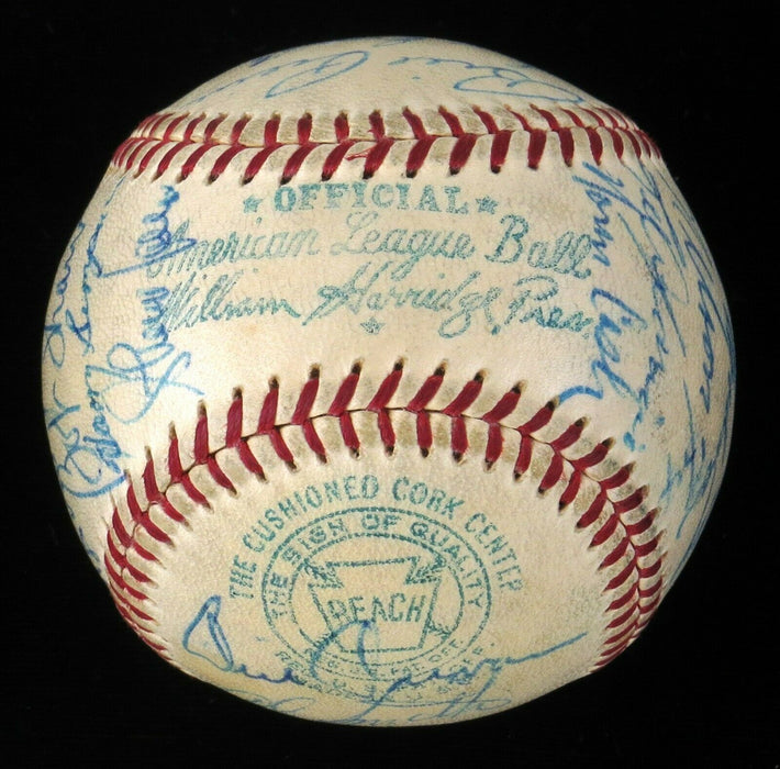 1959 Chicago White Sox AL Champs Team Signed Baseball Nellie Fox