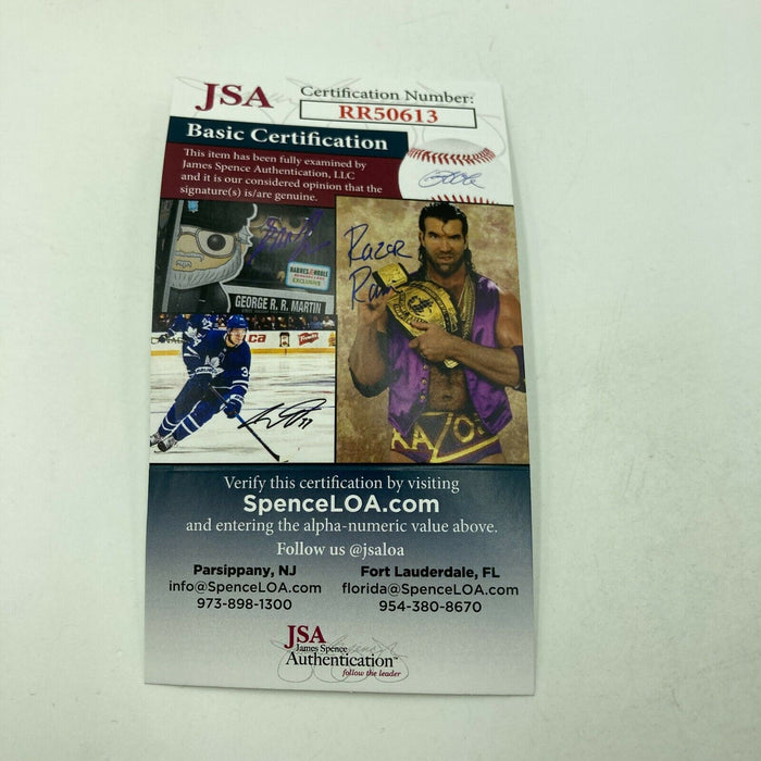 Ernie Banks Signed Official National League Baseball With JSA COA