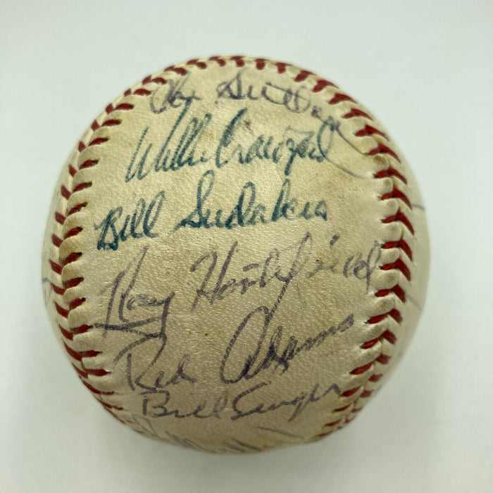 1960's Los Angeles Dodgers Team Signed Baseball Don Drysdale Walt Alston