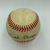 President Ronald Reagan Single Signed 1981 American League Portrait Baseball JSA