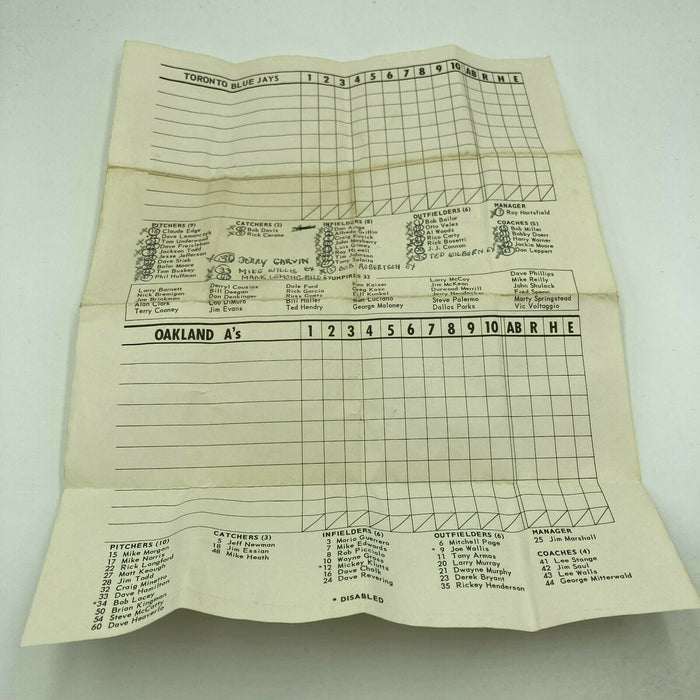 1979 Toronto Blue Jays Team Signed Vintage Official American League Baseball