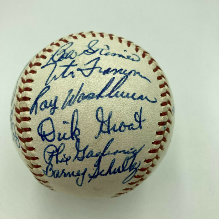 1965 St. Louis Cardinals Team Signed National League Baseball Bob Gibson JSA COA