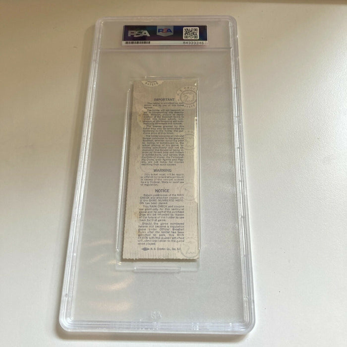 Peter O'Malley Signed 1978 World Series Ticket Dodgers Owner PSA DNA