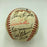 Hall Of Fame Multi Signed Cracker Jack Old Timers Game Baseball Beckett COA