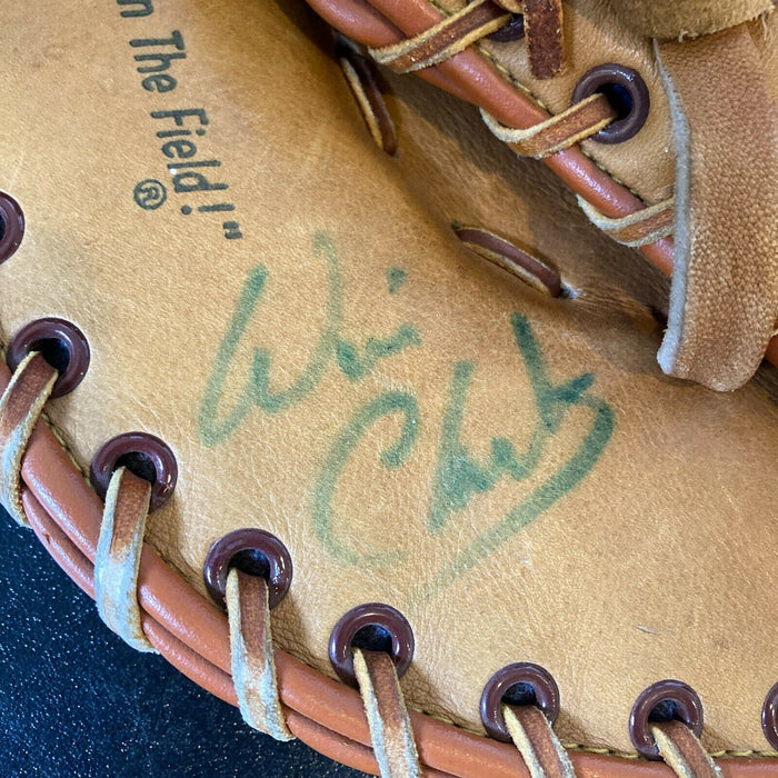 Will Clark Signed Vintage Rawlings First Baseman's Mitt Glove With JSA COA