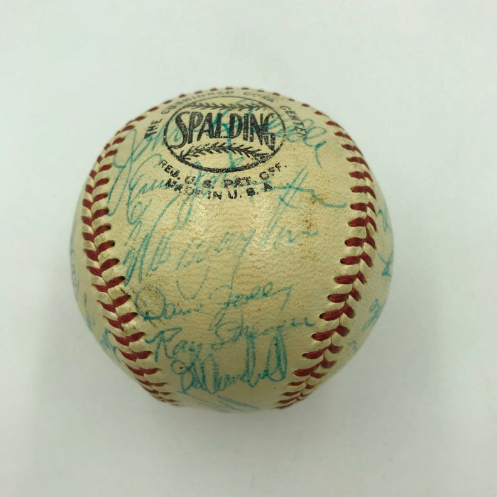 1957 Milwaukee Braves World Series Champs Team Signed Baseball With JSA COA