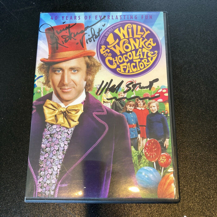 Willy Wonka And The Chocolate Factory Cast Signed Autographed DVD With JSA COA