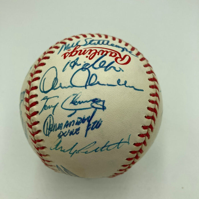 1998 New York Yankees World Series Champs Team Signed W.S. Baseball