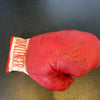 Muhammad Ali 3X World Champion Signed Inscribed Challenger Boxing Glove JSA COA