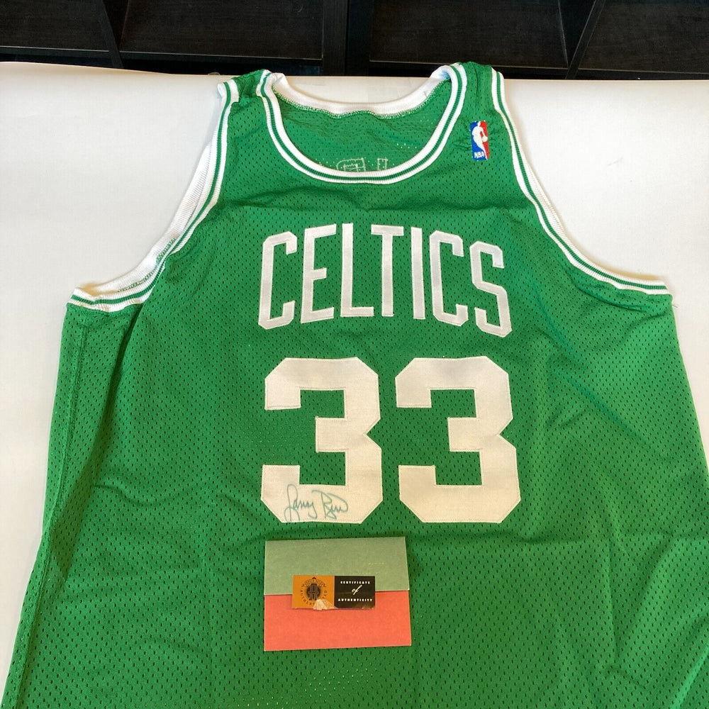 Larry Bird Signed 1992-93 Boston Celtics Pro Cut Game Model Jersey UDA COA