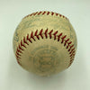 Connie Mack 1950's Philadelphia Athletics Team Signed Baseball With JSA COA