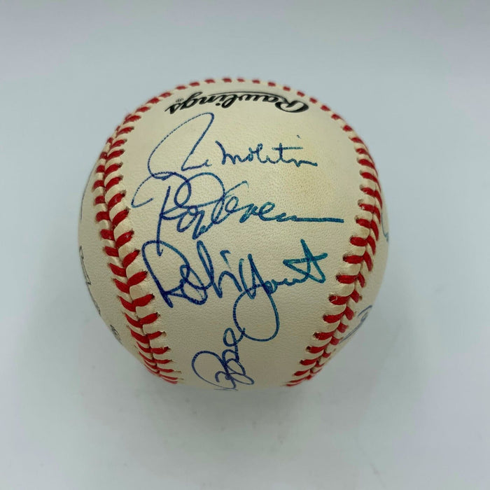 Beautiful 3,000 Hit Club Signed Baseball (13) Willie Mays Hank Aaron JSA COA