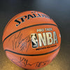 Lebron James 2015-16 Cleveland Cavaliers NBA Champs Team Signed Basketball PSA
