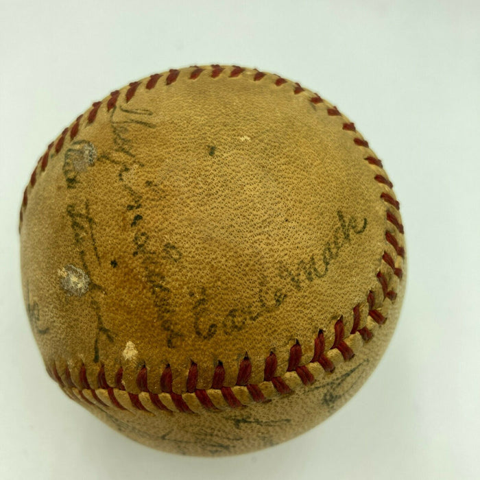 Al Simmons & Connie Mack 1940 Philadelphia Athletics Team Signed AL Baseball