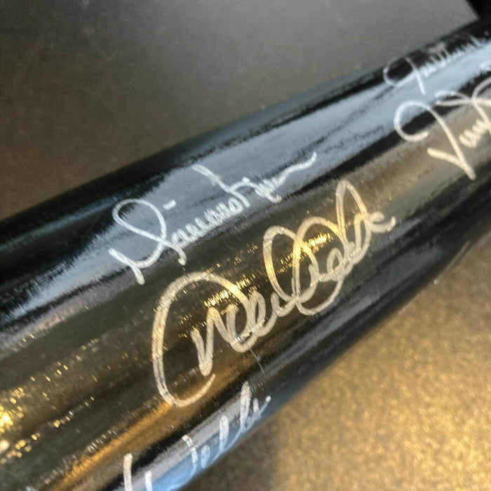 1998 New York Yankees WS Champs Team Signed Bat Derek Jeter Mariano Rivera JSA