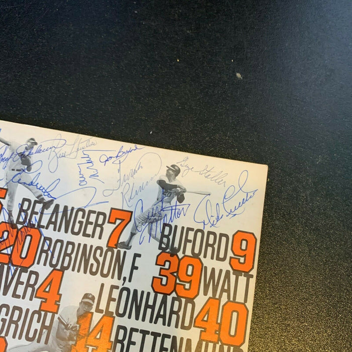 1970 Baltimore Orioles World Series Champs Team Signed W.S. Program With JSA COA