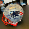 2004 New England Patriots Super Bowl Champs Team Signed Helmet Tom Brady Steiner