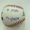 Nolan Ryan 7 No Hitters Signed Heavily Inscribed Baseball PSA DNA GEM MINT 10