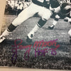 Lenny Moore HOF 75 Signed Autographed 8x10 Photo Baltimore Colts