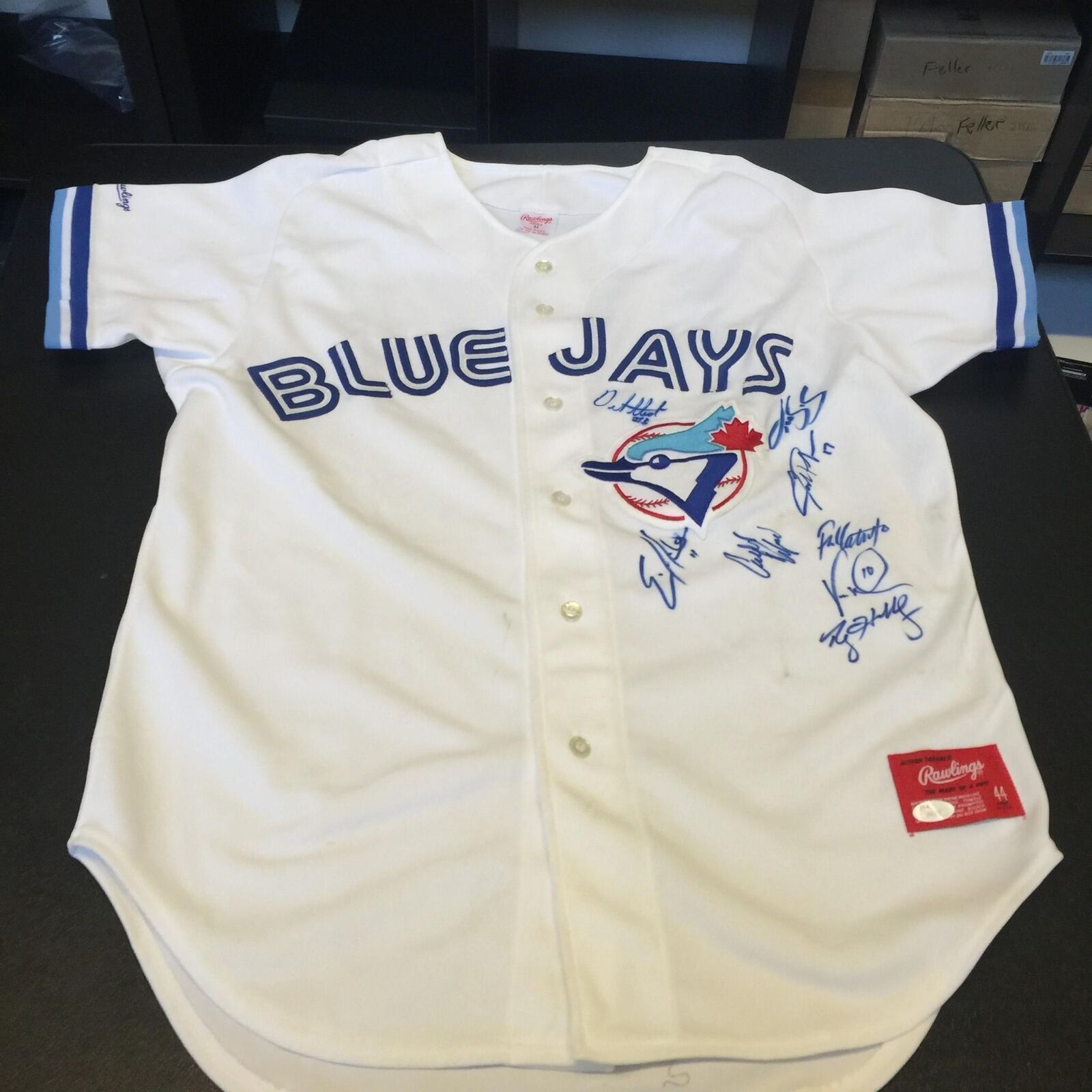 Just picked up this Blue Jays gem from 2003. Hoping to crest it with  Halladay's name. Goal's to have a jersey from every era. : r/baseballunis