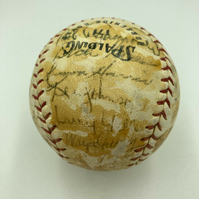 Nellie Fox 1964 Colts 45's VS Oakland Athletics A's Team Signed Baseball