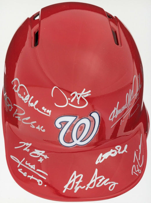2019 Washington Nationals World Series Champs Team Signed Helmet Fanatics & MLB